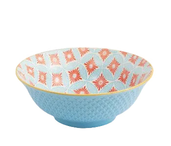 Ramen Bowl Blue Mosiac