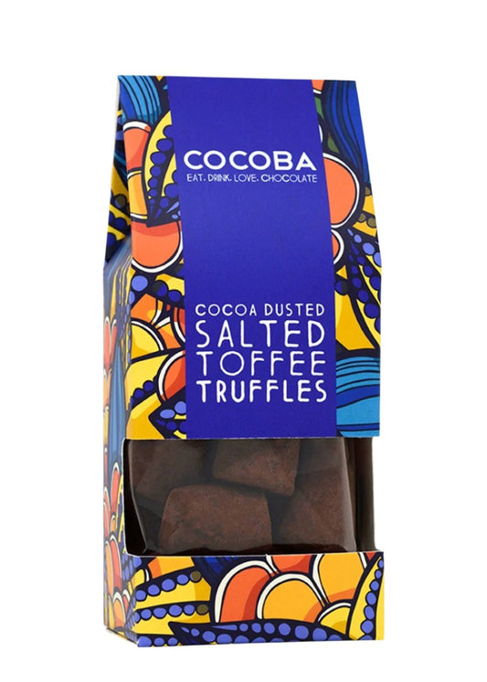 Cocoba Cocoa Dusted Salted Toffee Truffles