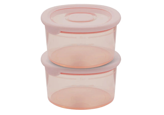 Baby Food Jar 250ml Set2 Rose