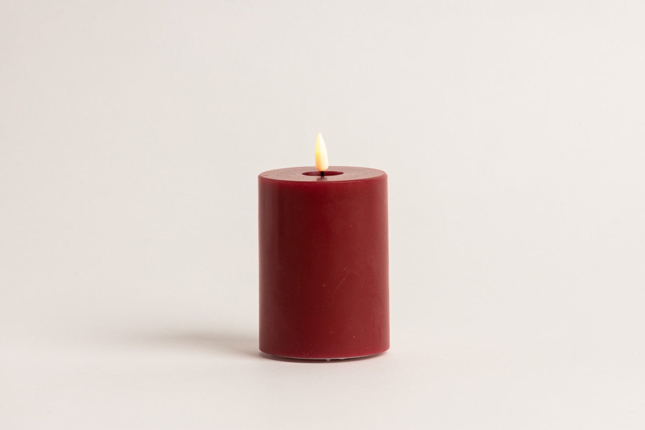 Red LED Candle 10cm x 10cm