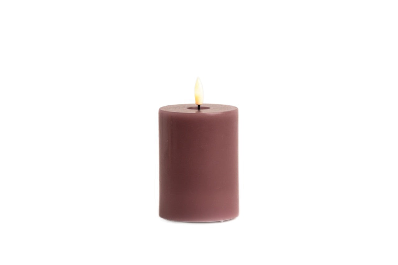 Old Rose LED Candle 10cm x 7.5cm