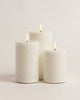 Classic Ivory LED Candle 12.5cm x 7.5cm