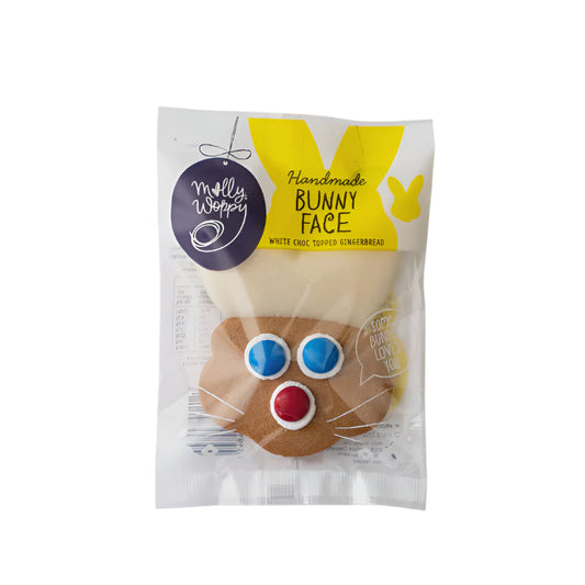 Easter Bunny Face Gingerbread Single