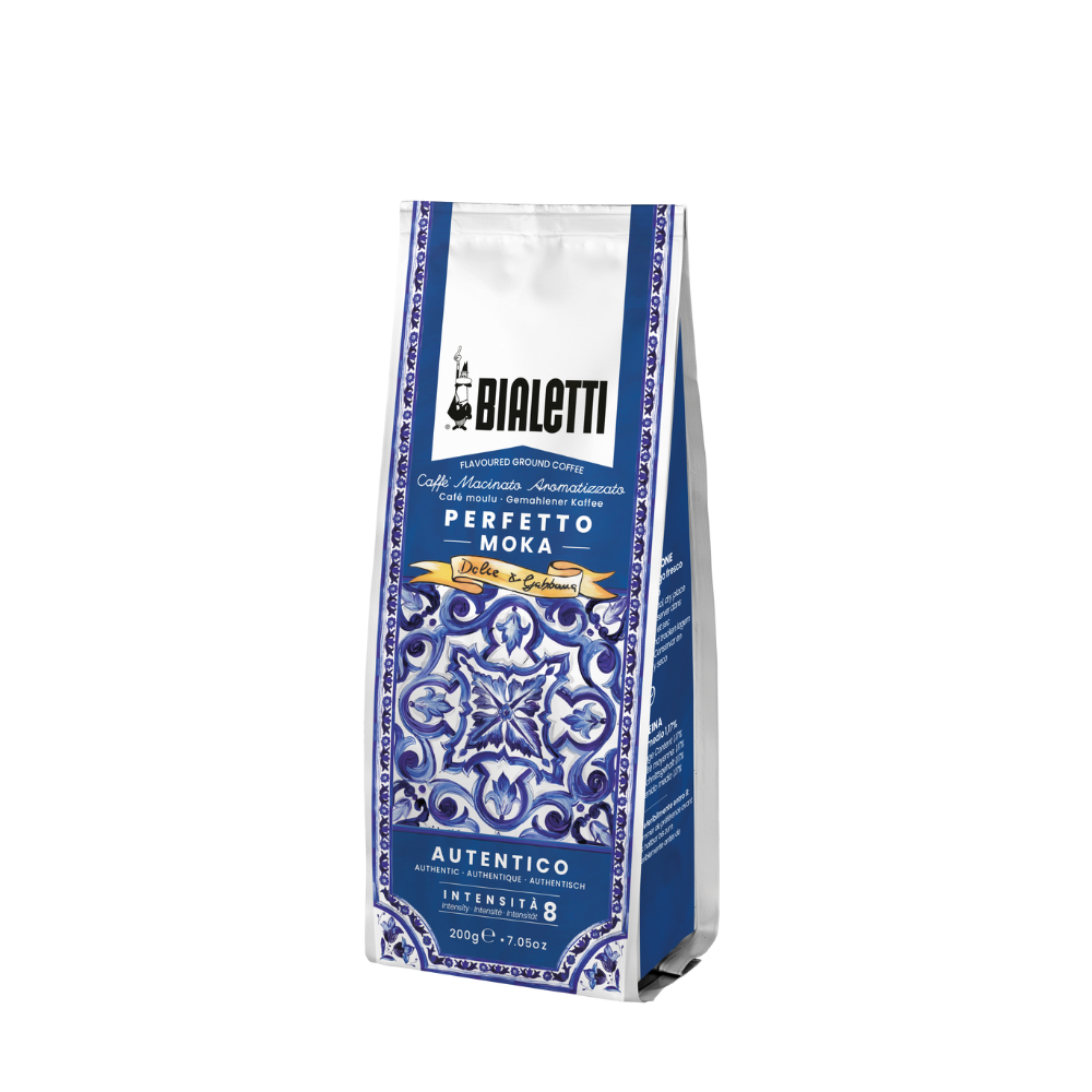 Bialetti Dolce&Gabbana Perfetto Blu Coffee + Tin