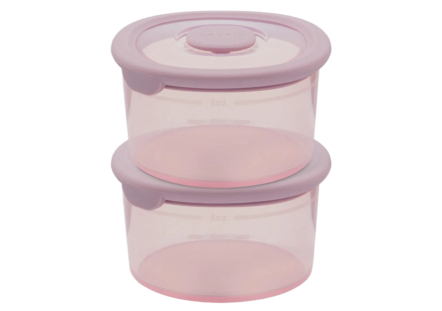 Baby Food Jar 250ml Set2 Mauve
