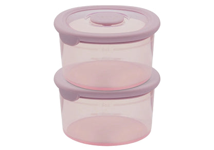 Baby Food Jar 250ml Set2 Mauve