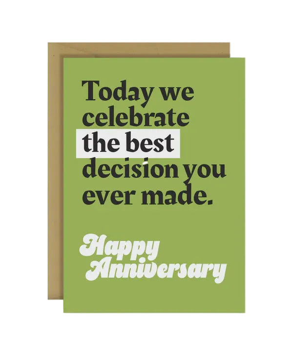 Card Happy Anniversary Today