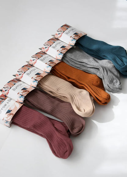 Footed Stockings - Oat
