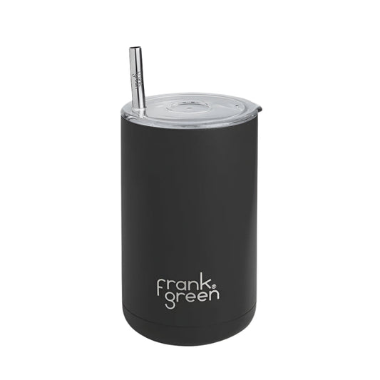 Iced Coffee Cup with Straw Midnight