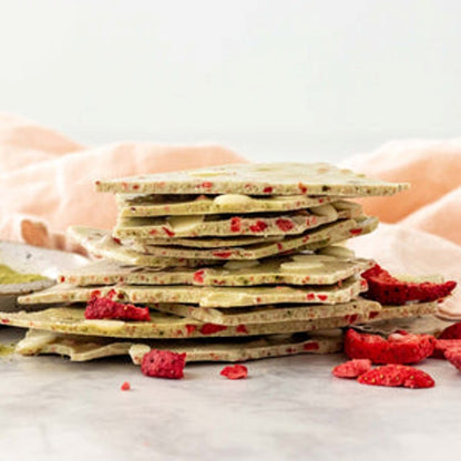 Bark Strawberry Matcha