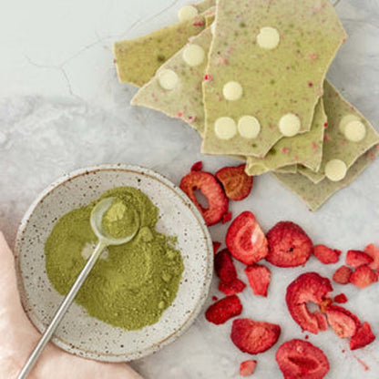 Bark Strawberry Matcha