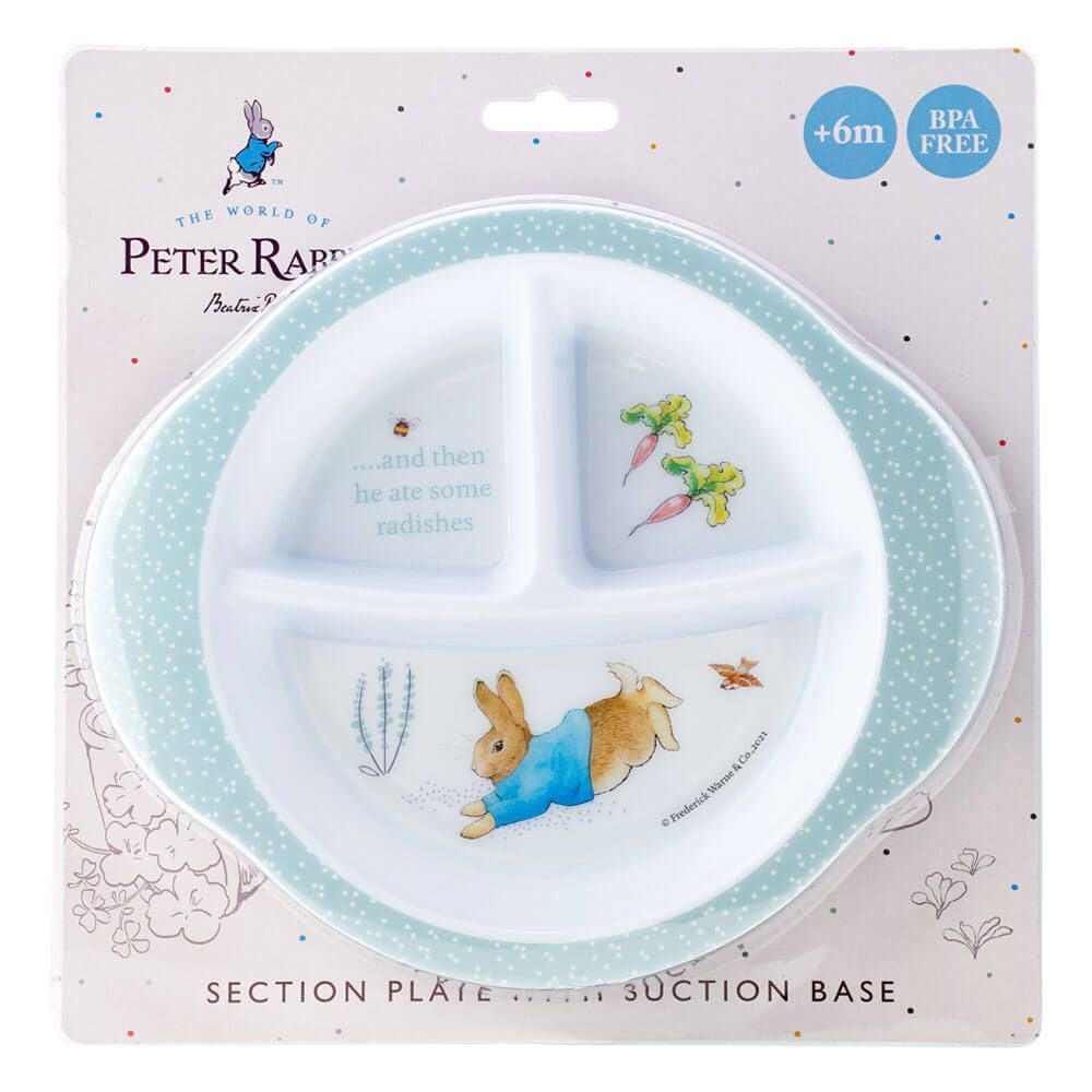 Peter Rabbit Section Plate with Suction Base