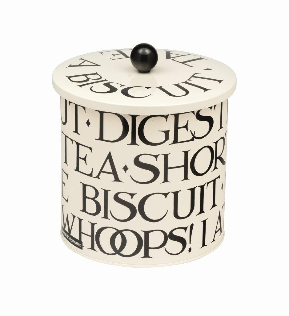 EB Black Toast Biscuit Barrel