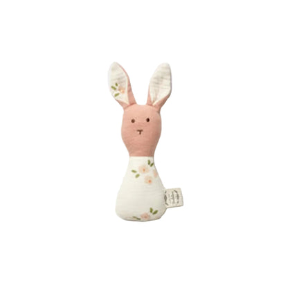 Bunny Rattle Daisy Pink