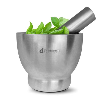 Di Antonio Stainless Mortar & Pestle Large