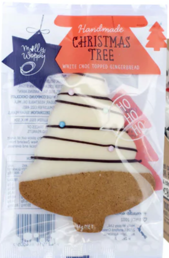 Festive Gingerbread Tree White Choc