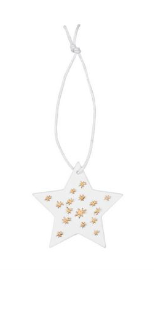 Porcelain Stars Gold Design