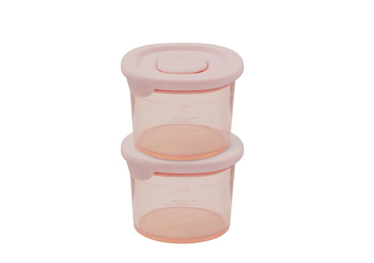Baby Food Jar 125ml Set2 Rose