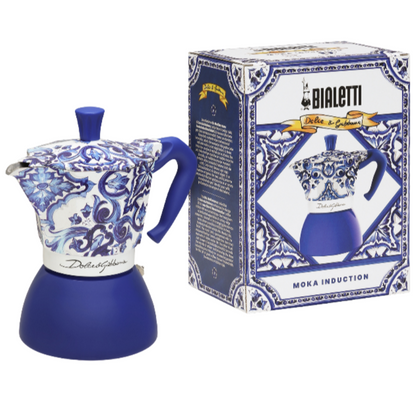 Bialetti x Dolce&Gabbana Moka Induction Blu 6 Cup