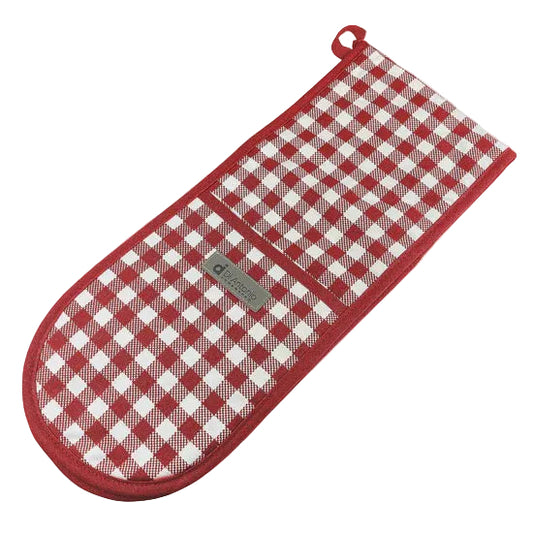 Double Gloves Red Check