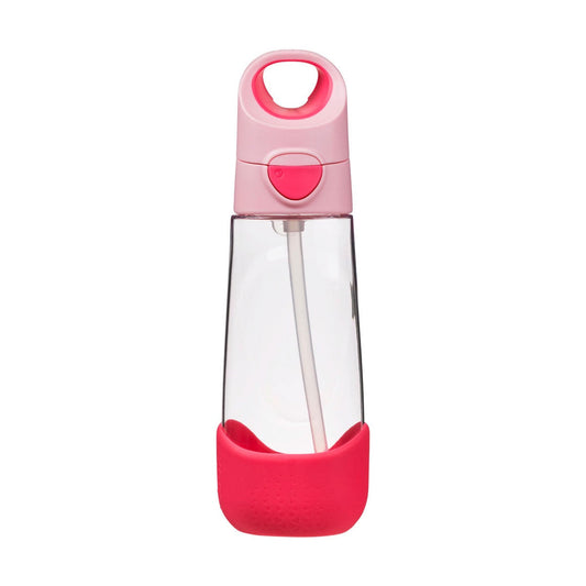 Tritan Straw Bottle 600ml Flamingo Fizz