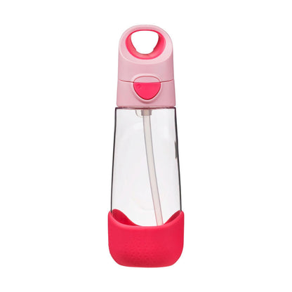 Tritan Straw Bottle 600ml Flamingo Fizz