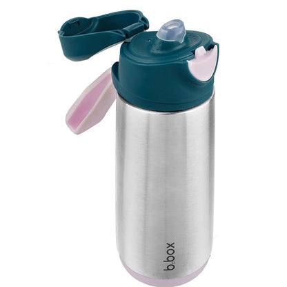 Insulated Spout Bottle 500ml - Indigo Rose