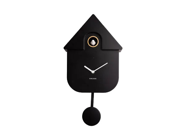Modern Cuckoo Clock Black
