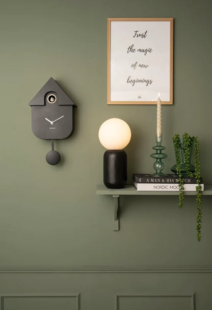 Modern Cuckoo Clock Black