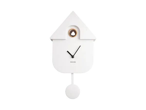 Modern Cuckoo Clock White