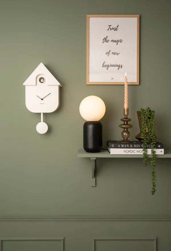 Modern Cuckoo Clock White