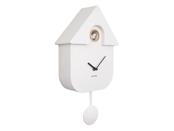 Modern Cuckoo Clock White