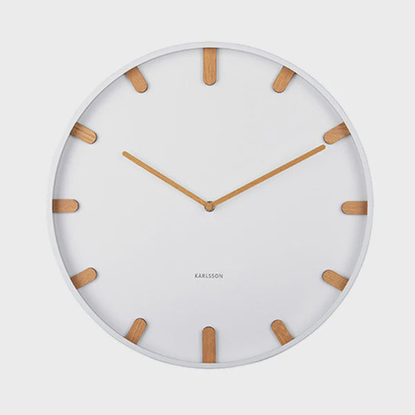 Grace Wall Clock White