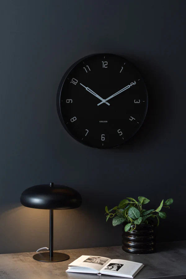 Stark Wall Clock Black