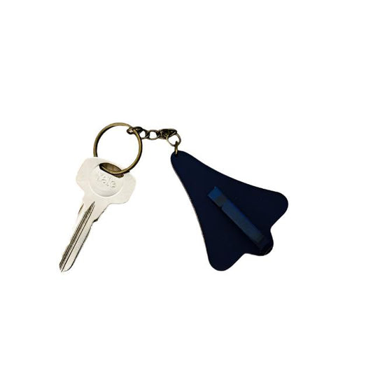 Jet Plane Keyring Blue