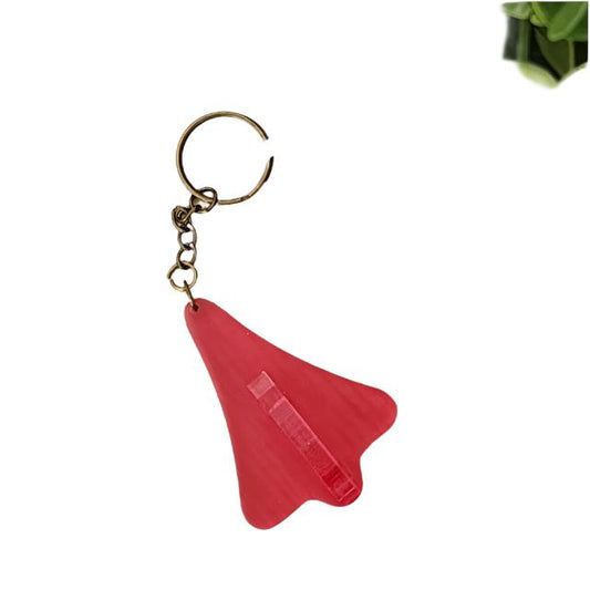 Jet Plane Keyring Pink