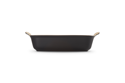 Heritage Rect Dish 26cm Satin Black