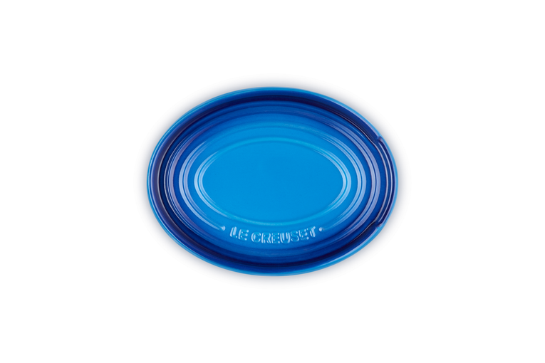 Oval Spoon Rest Azure Blue