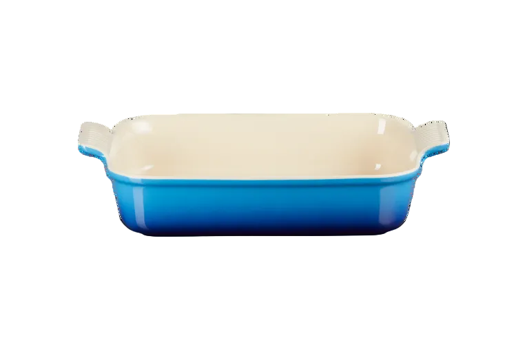 Heritage Rect Dish 32cm Azure Blue