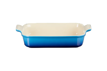 Heritage Rect Dish 32cm Azure Blue