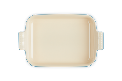 Heritage Rect Dish 32cm Azure Blue