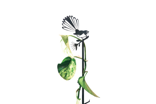 Metalbird - Piwakawaka Plant Stake 70cm