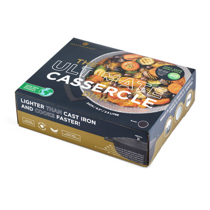 MC Cast Aluminium Shallow Casserole Dish 2.5L