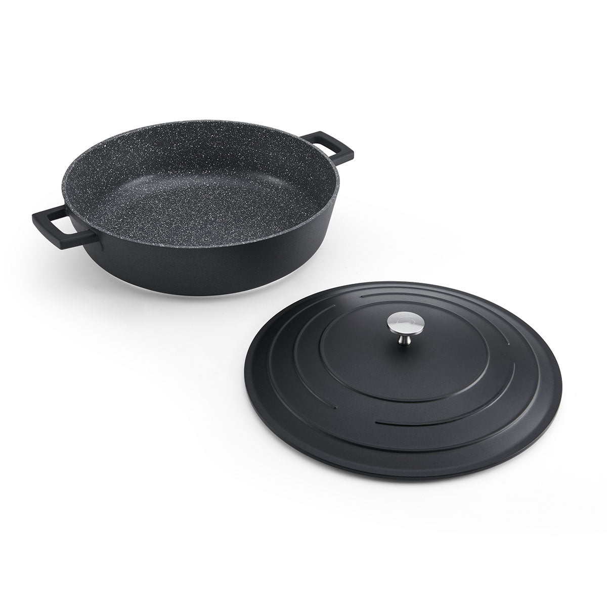 MC Cast Aluminium Shallow Casserole Dish 4L