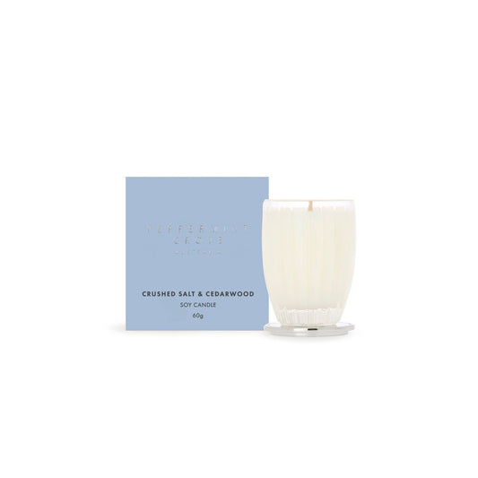 Soy Candle 60g - Crushed Salt & Cedarwood