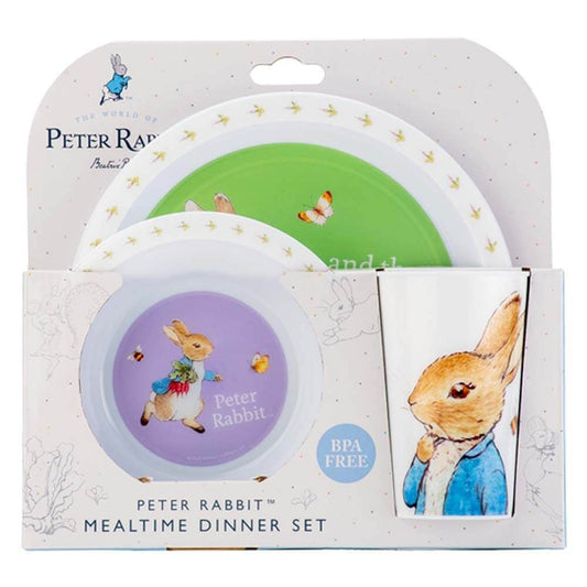 Peter Rabbit 3 piece Melamine Dinner Set