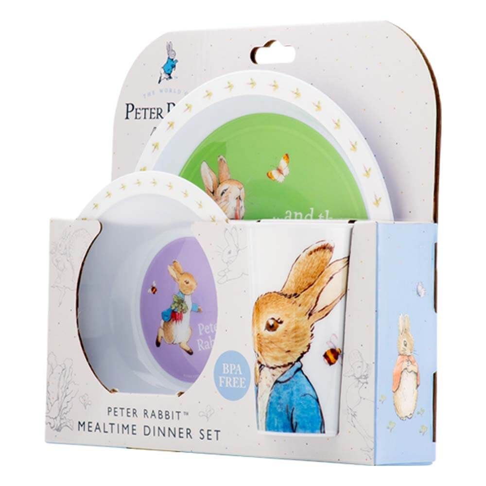 Peter Rabbit 3 piece Melamine Dinner Set