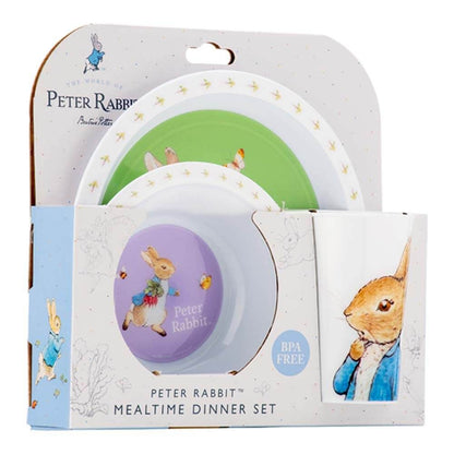 Peter Rabbit 3 piece Melamine Dinner Set