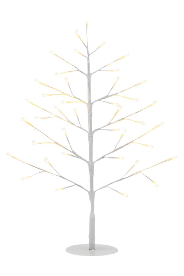 Small LED Flat Tree 90cm White