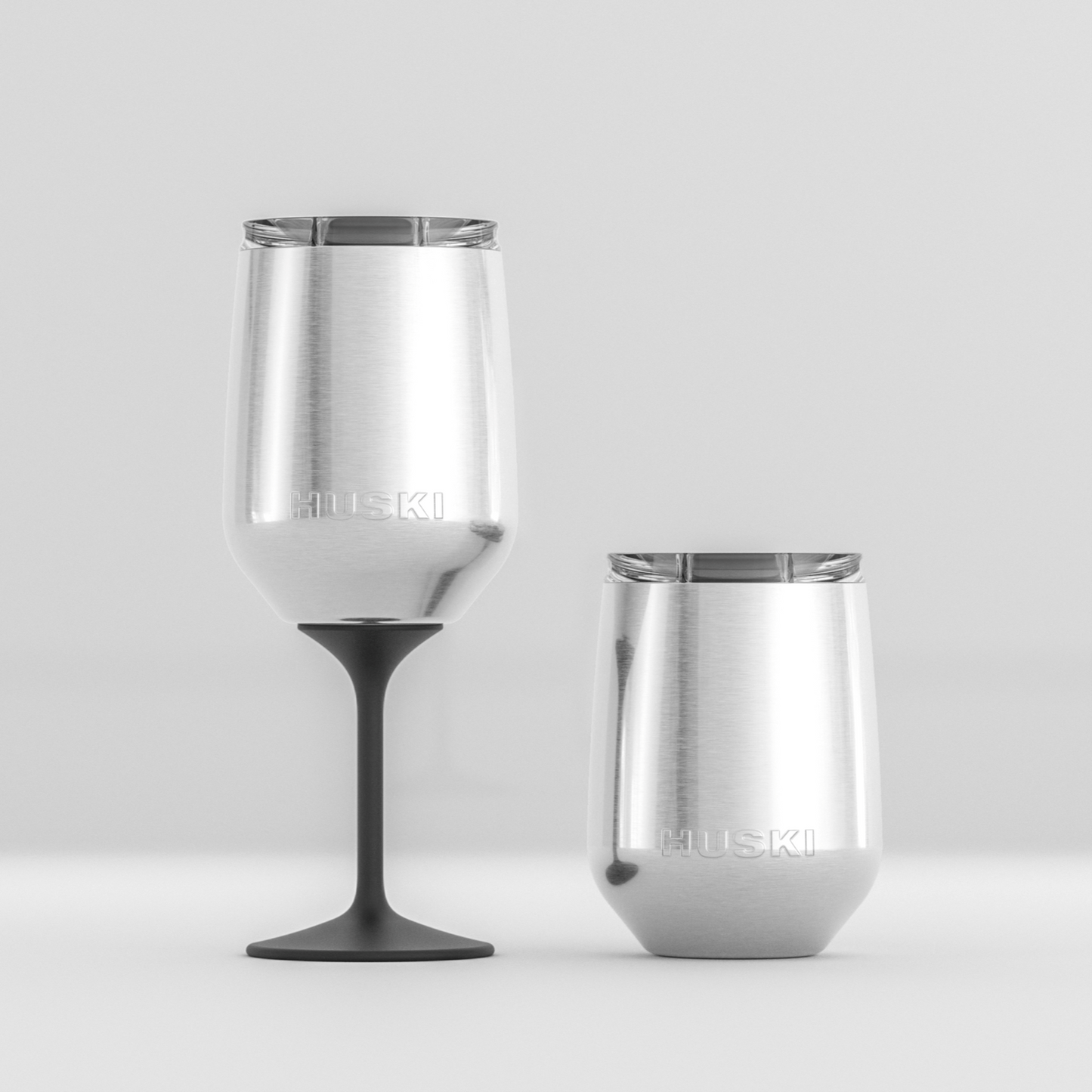 Huski Wine Tumbler 2.0 Brushed Stainless